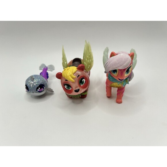 Hatchimals Pixies Riders Glider Figure Lot of 3 Tigrette, Shimmer Narwhal, Pando - Picture 12 of 15